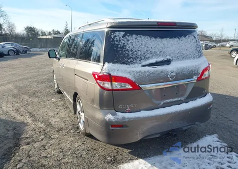 2014 Nissan Quest Le from USA, damaged, VIN JN8AE2KP0E9103731